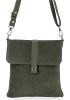 Kožené kabelka univerzální Vittoria Gotti khaki B17
